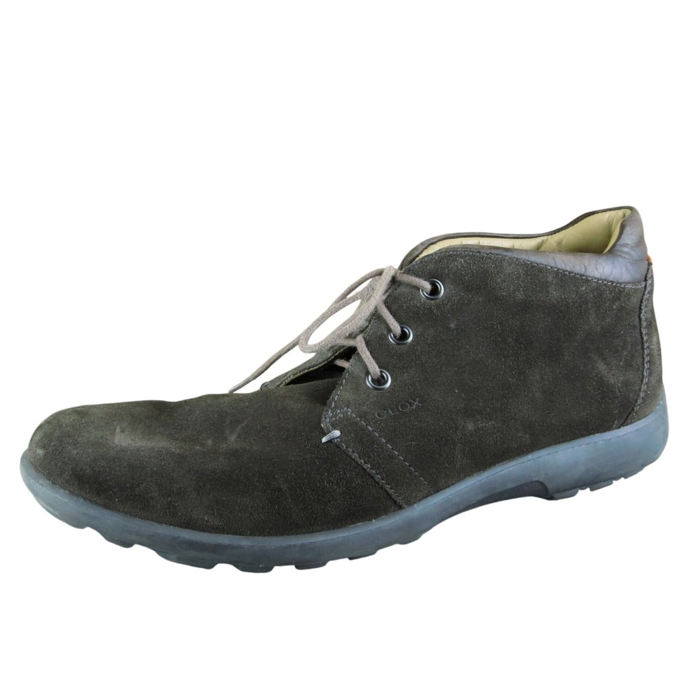 Geox  Men Chukka Boots Size 42 Medium Brown Leather Lace‎ Up